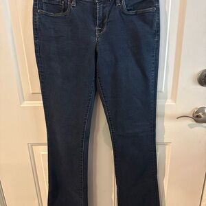 Lucky Brand Dark Blue Leyla Boot Cut Jeans